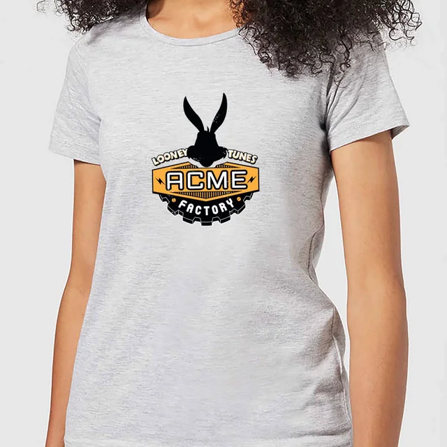Looney Tunes ACME Logo Women's T-Shirt - Grey