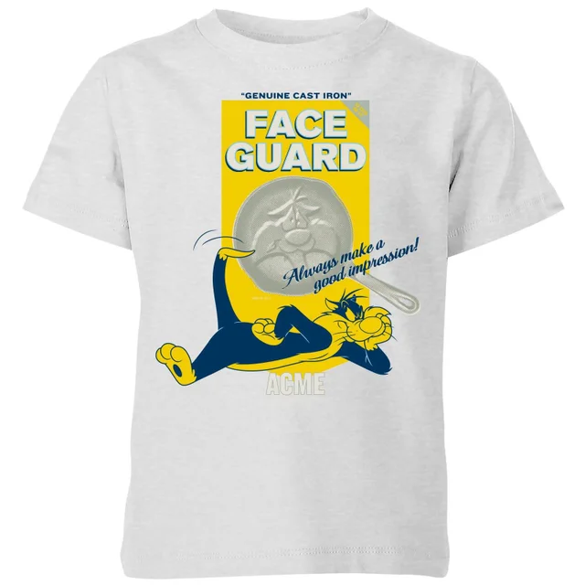 Looney Tunes ACME Face Guard Kids' T-Shirt - Grey