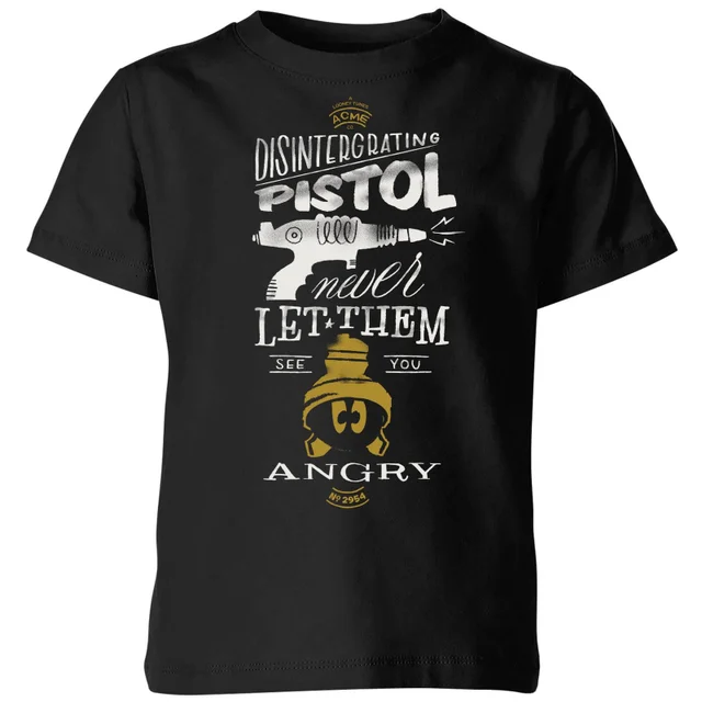 Looney Tunes ACME Disintegrating Pistol Kids' T-Shirt - Black