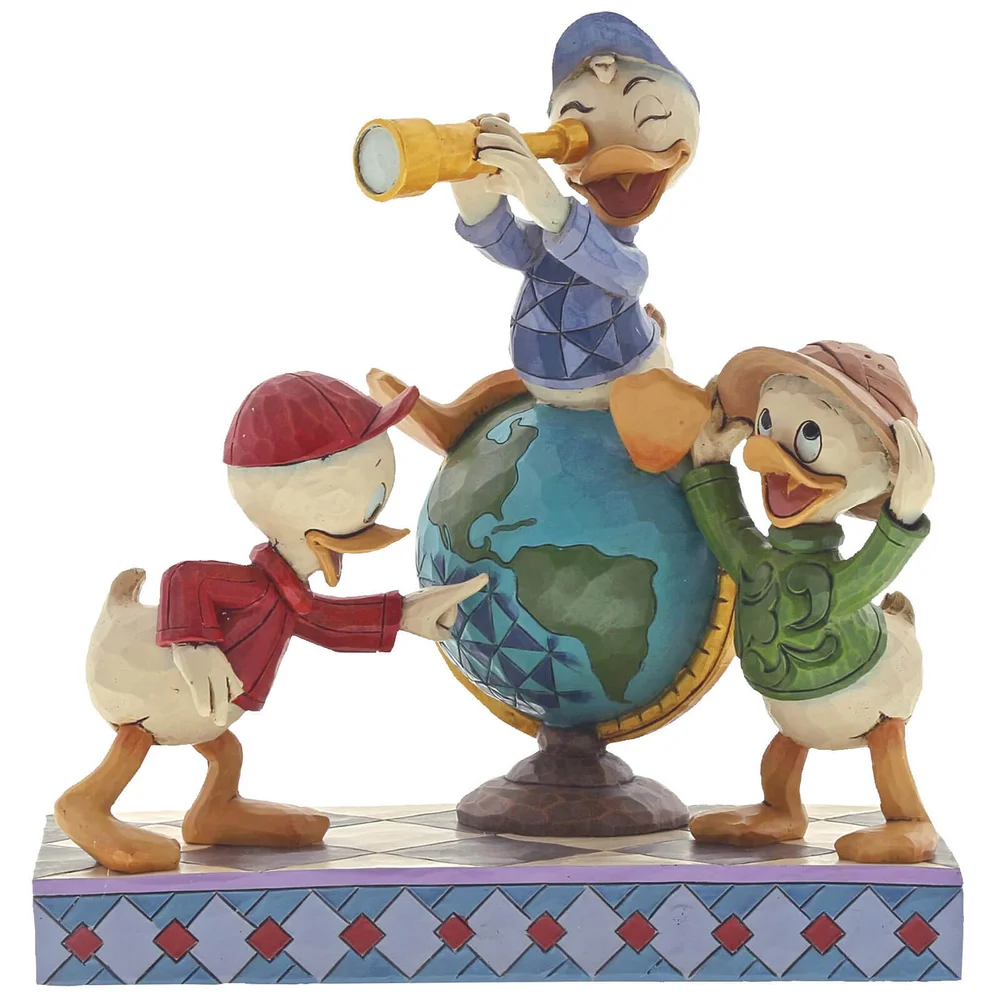 Disney Traditions Navigating Nephews (Huey, Dewie and Louie Figurine) 17.0cm Image 1