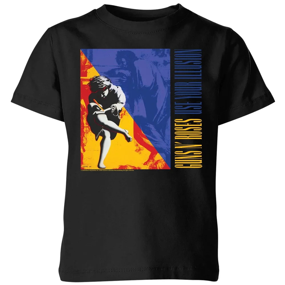 Guns N Roses Use Your Illusion Kids' T-Shirt - Black - 3-4 Years - Black Image 1