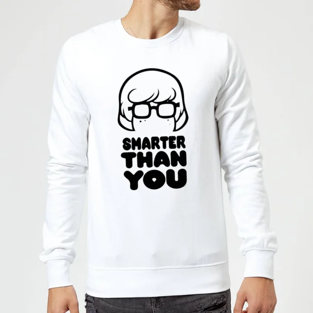 Scooby Doo Smarter Than You Sweatshirt - White