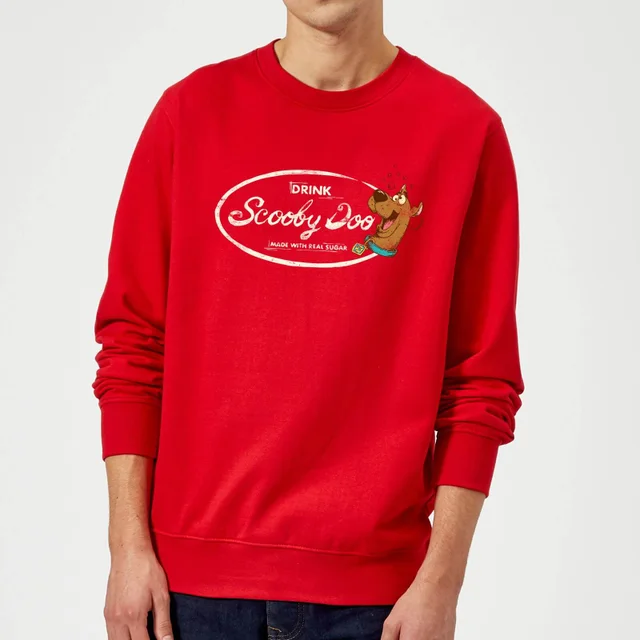 Scooby Doo Cola Sweatshirt - Red