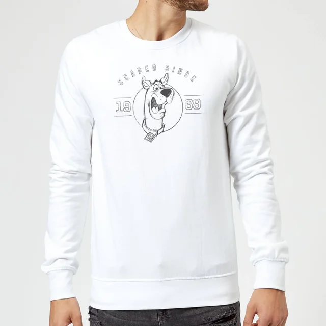 Scooby Doo Scared Since '69 Sweatshirt - White