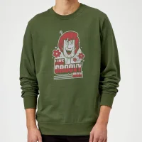 Scooby Doo Like, Groovy Man Sweatshirt - Forest Green - undefined undefined
