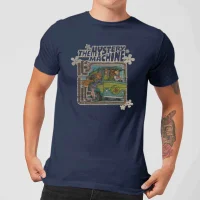 Scooby Doo Mystery Machine Psychedelic Men's T-Shirt - Navy - undefined undefined