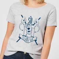 Scooby Doo Coat Of Arms Women's T-Shirt - Grey - undefined undefined