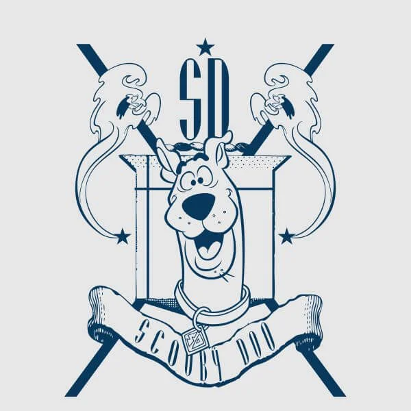 Scooby Doo Coat Of Arms Women's T-Shirt - Grey