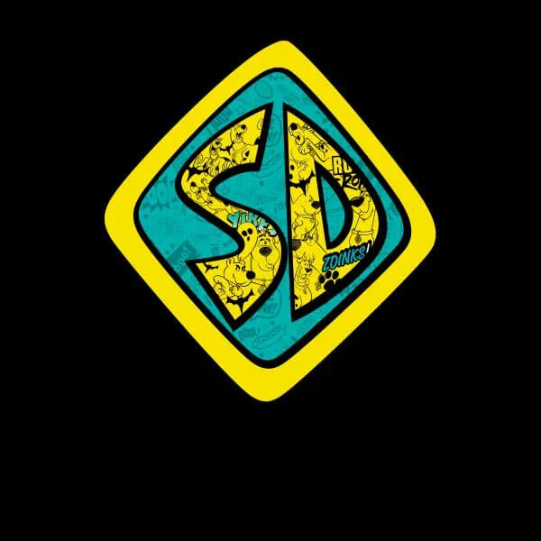 Scooby Doo Emblem Women's T-Shirt - Black