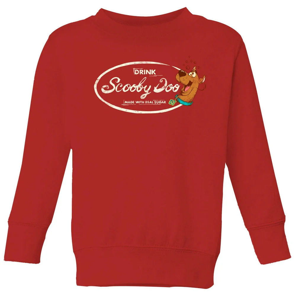Scooby Doo Cola Kids' Sweatshirt - Red - 3-4 Years Image 1