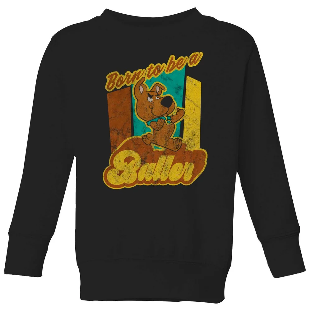 Scooby Doo Born To Be A Baller Kids' Sweatshirt - Black - 3-4 Years Image 1