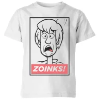 Scooby Doo Zoinks! Kids' T-Shirt - White - undefined undefined