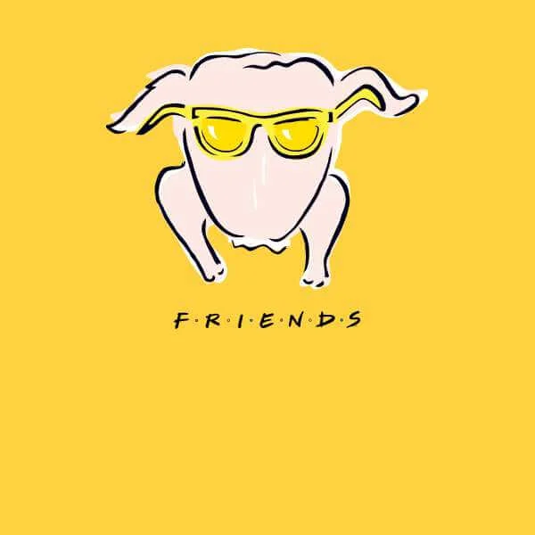 Friends Turkey Men's T-Shirt - Yellow