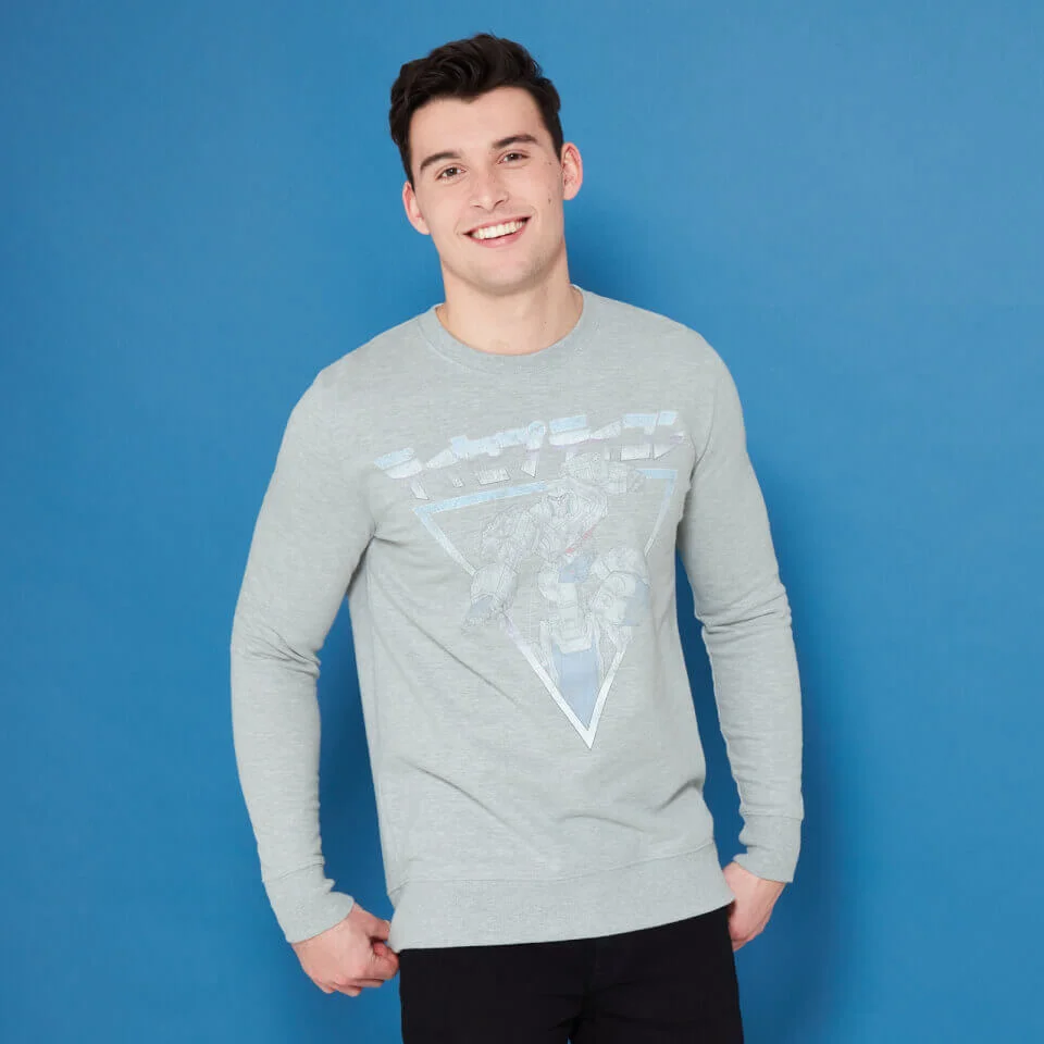 Transformers Megatron Retro Japanese Sweatshirt - Grey - S - Grey Image 1