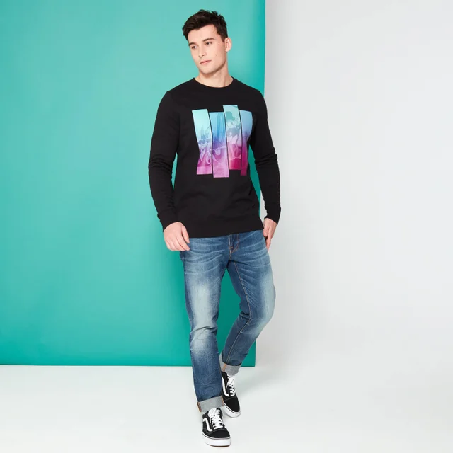 Looney Tunes Kaboom Collection Going Down 90s Sweatshirt - Black