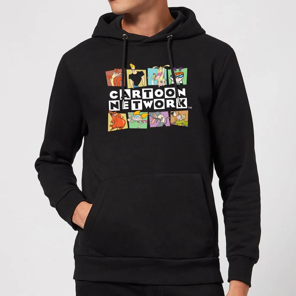 Cartoon Network Logo Characters Hoodie - Black - S Image 1