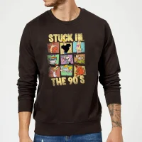Cartoon Network Stuck In The 90s Sweatshirt - Black - undefined undefined