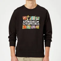 Cartoon Network Logo Characters Sweatshirt - Black - undefined undefined