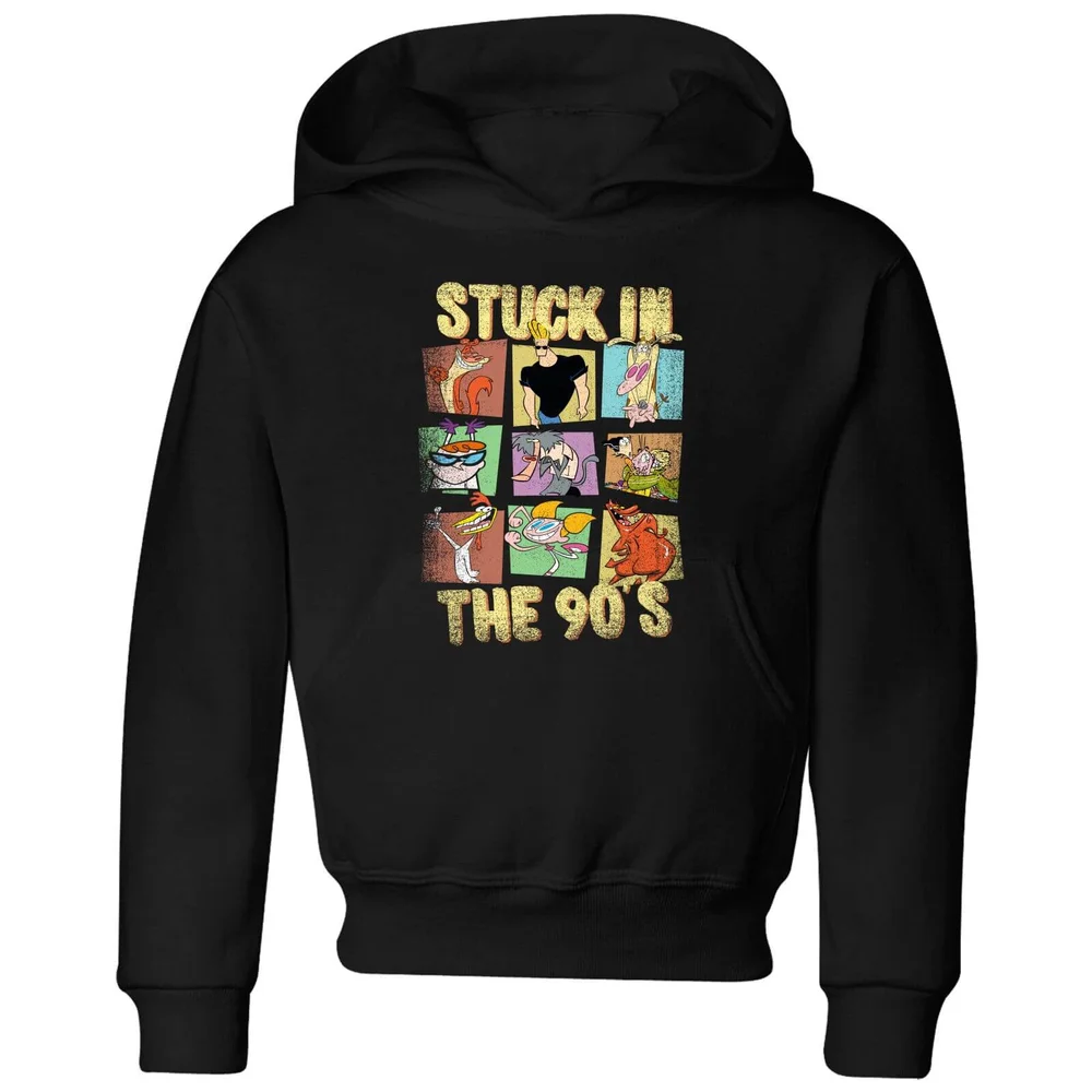 Cartoon Network Stuck In The 90s Kids' Hoodie - Black - 3-4 Years Image 1