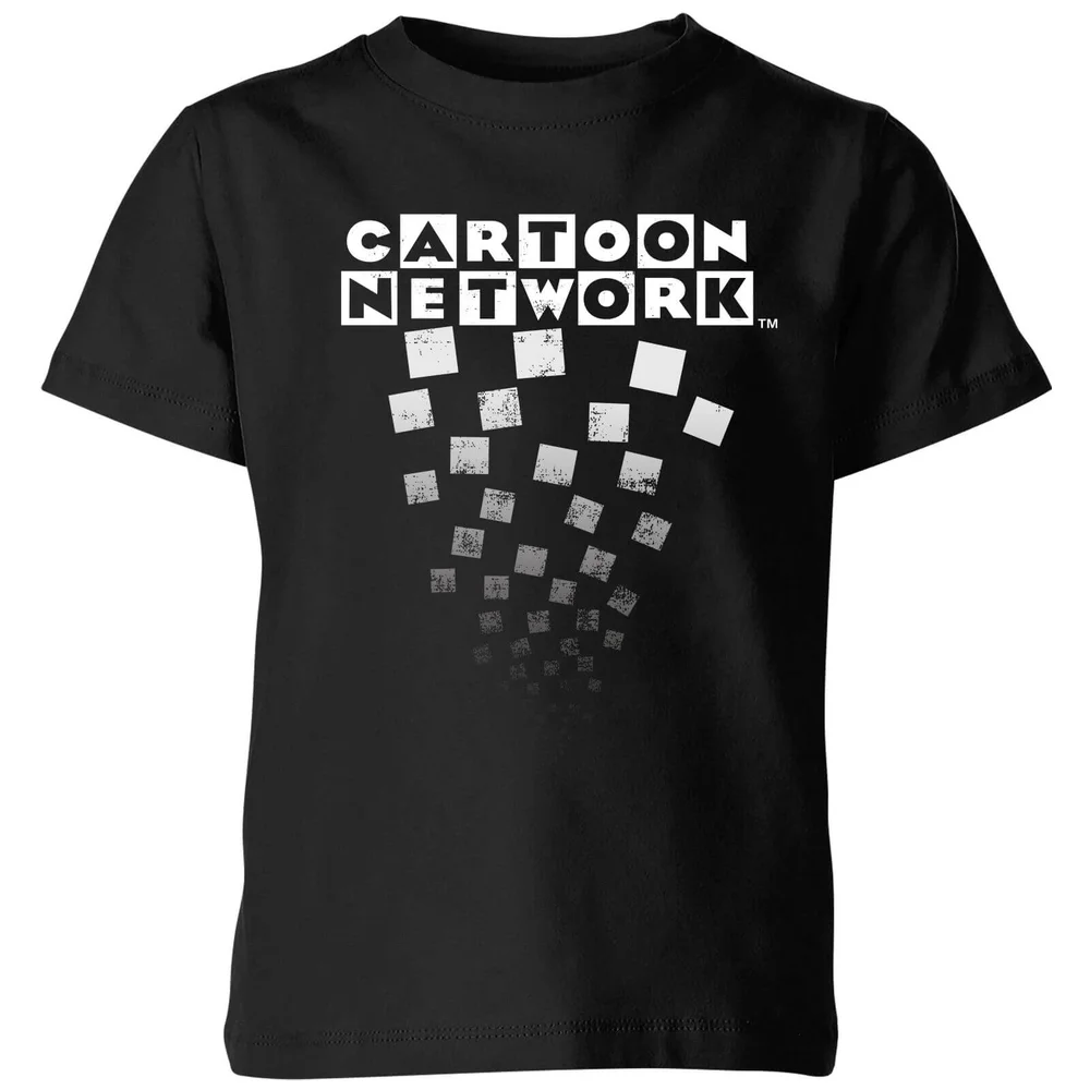 Cartoon Network Logo Fade Kids' T-Shirt - Black - 3-4 Years Image 1