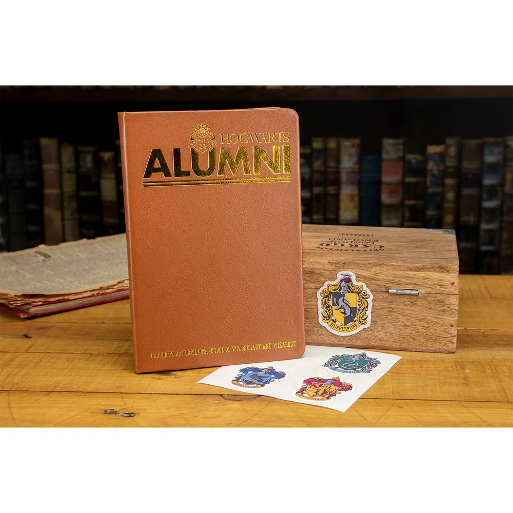 Hogwarts Alumni Notebook and Sticker Set Image 1