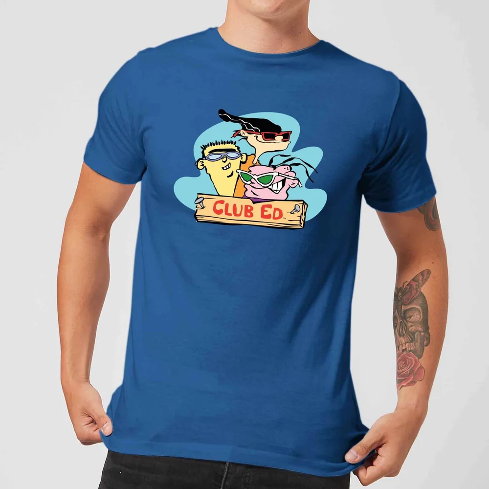 Ed, Edd n Eddy Club Ed Men's T-Shirt - Royal Blue - S Image 1