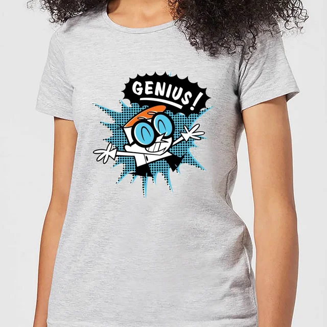Dexters Lab Genius Women's T-Shirt - Grey