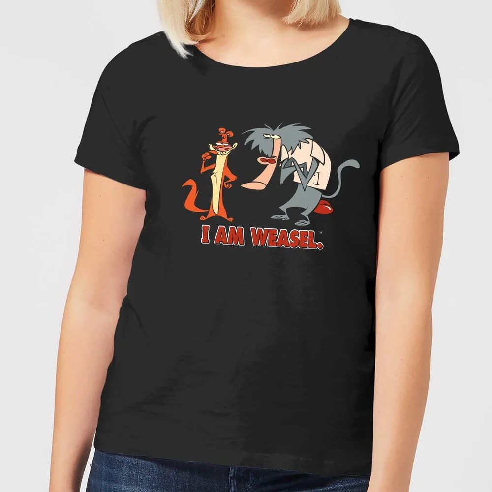 I Am Weasel Characters Women's T-Shirt - Black - S Image 1