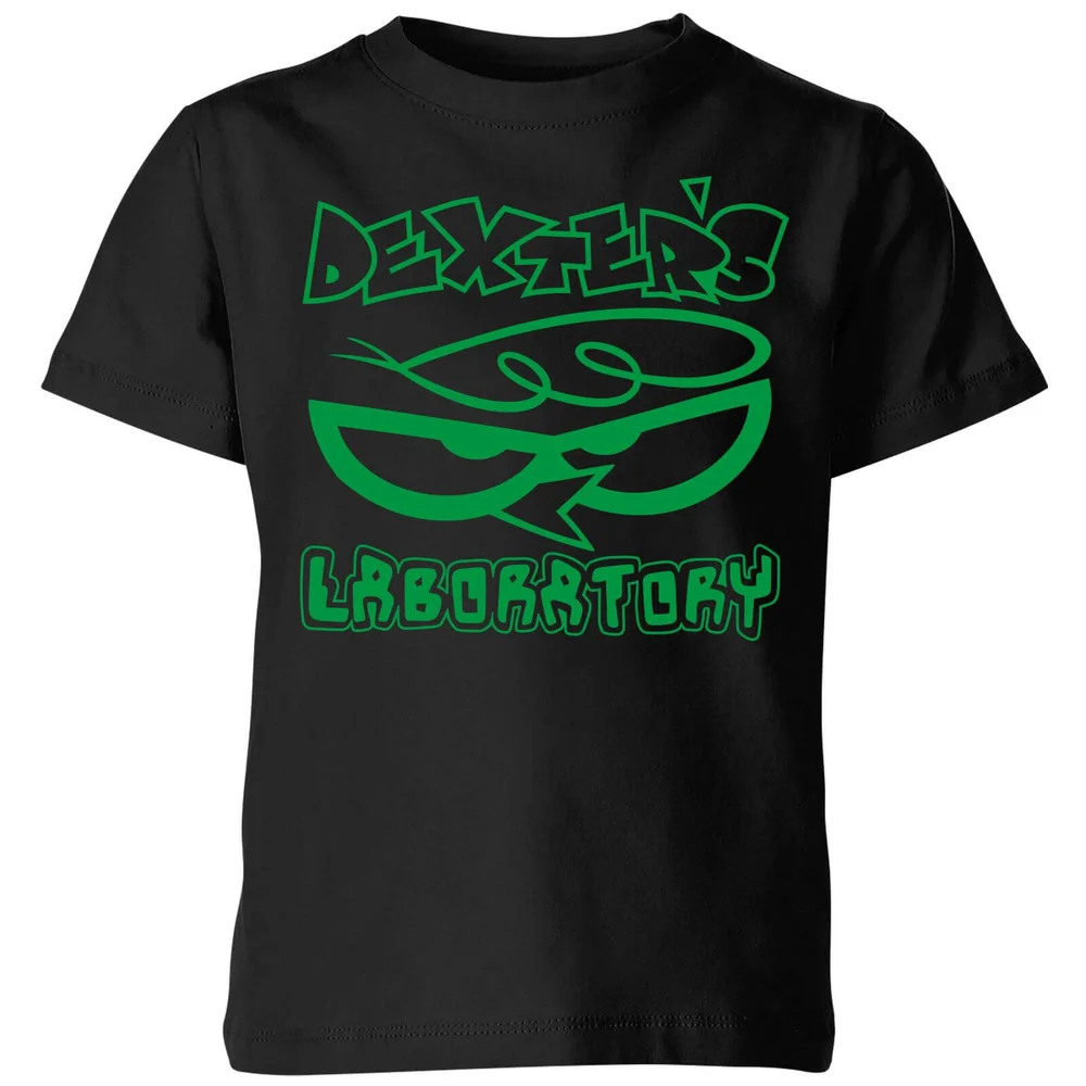 Dexters Lab Logo Kids' T-Shirt - Black - 3-4 Years Image 1