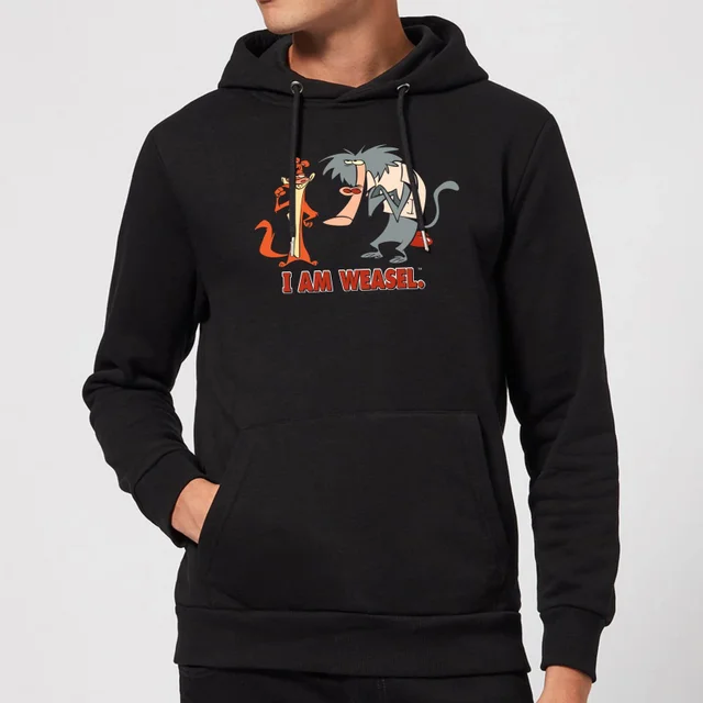 I Am Weasel Characters Hoodie - Black