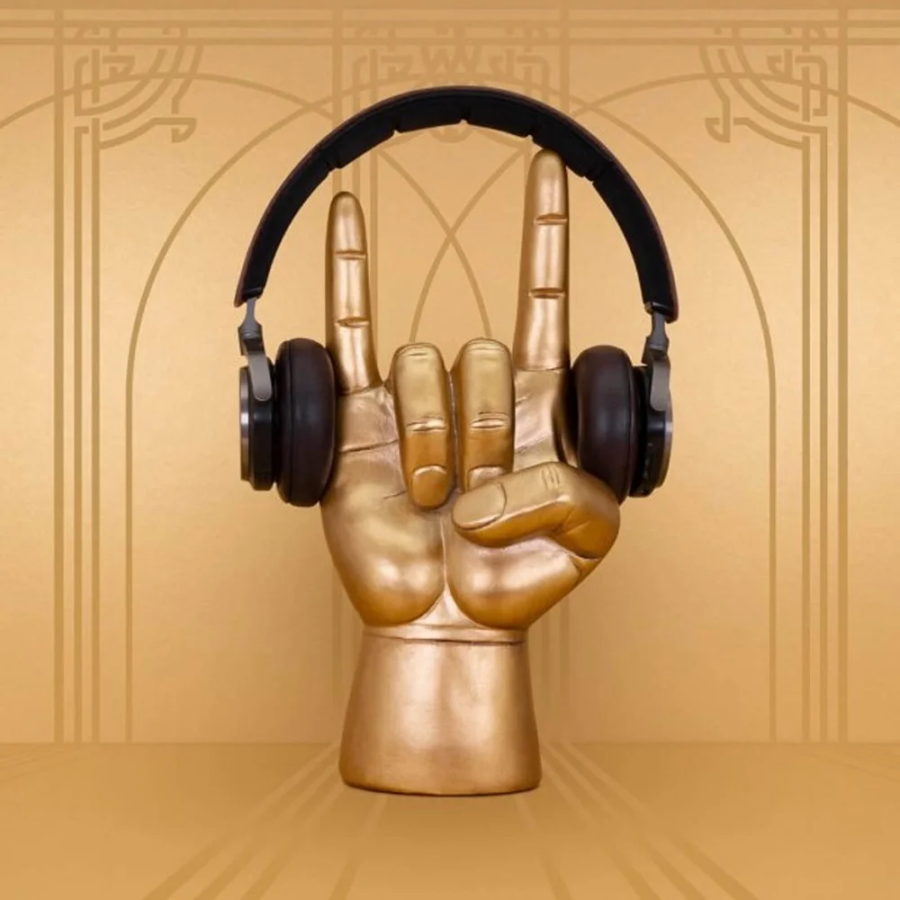 GOLD ROCK ON HEADPHONE STAND Image 1