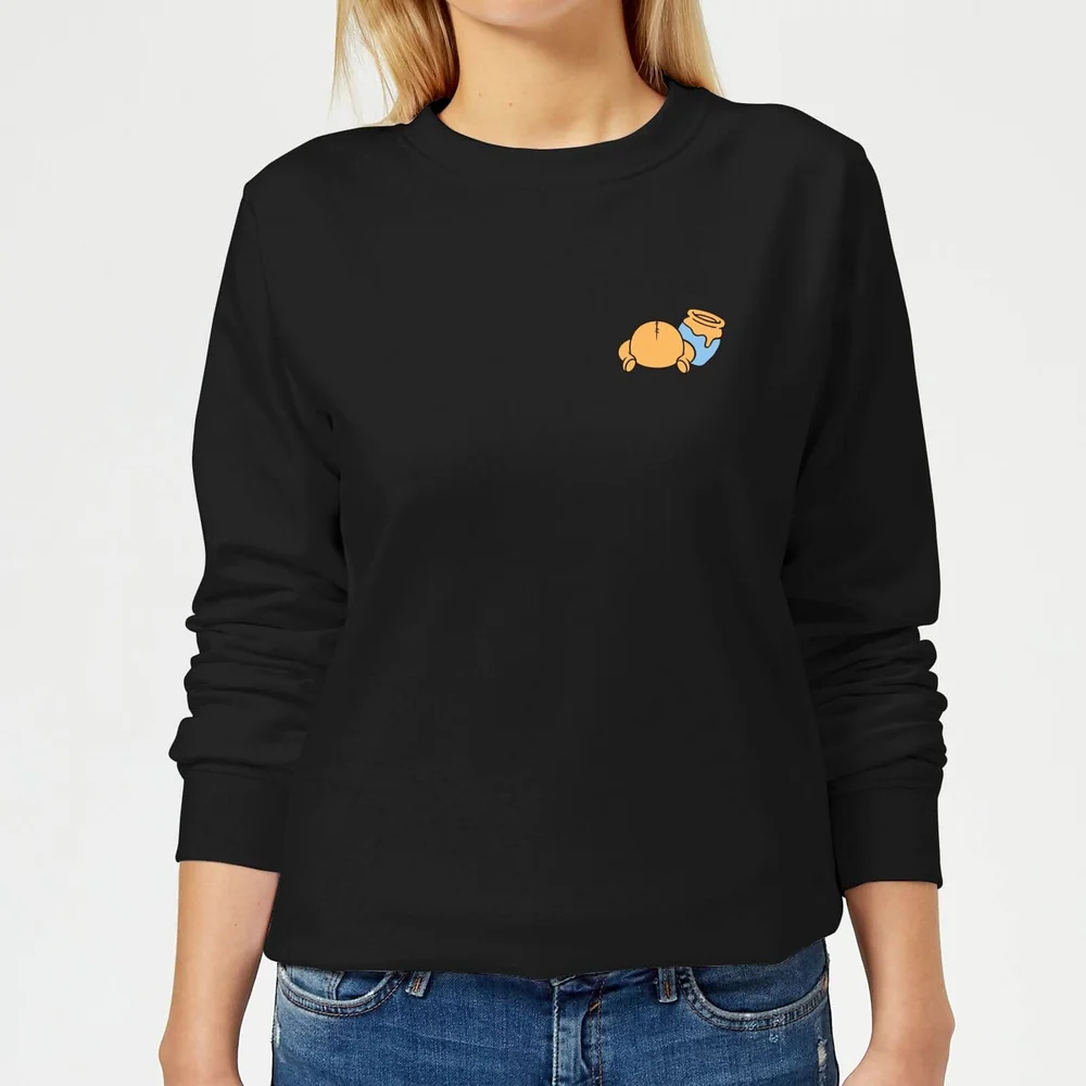 Disney Winnie The Pooh Backside Women's Sweatshirt - Black - XS Image 1
