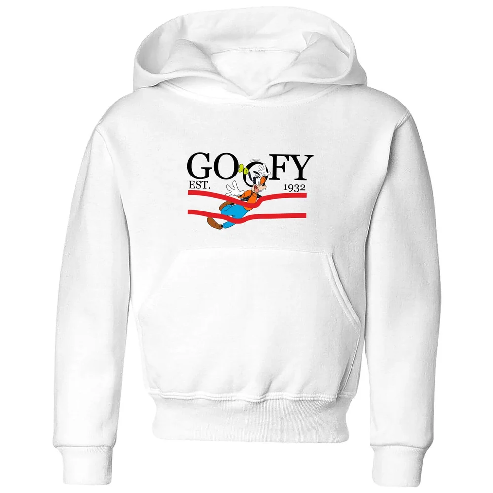 Disney Goofy By Nature Kids' Hoodie - White - 3-4 Years Image 1