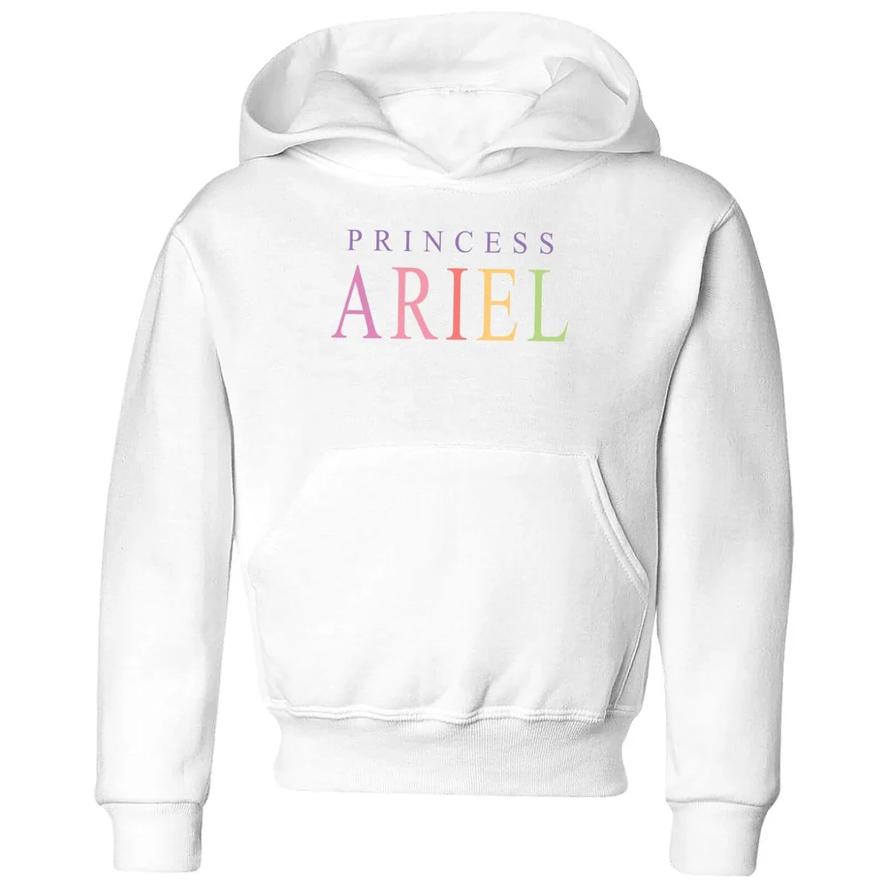 Disney The Little Mermaid Princess Ariel Kids' Hoodie - White - 3-4 Years Image 1