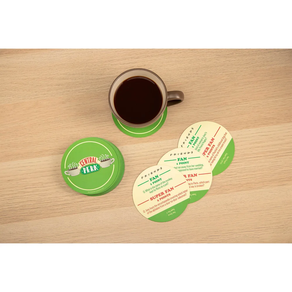 Friends Central Perk Trivia Quiz Coasters Image 1