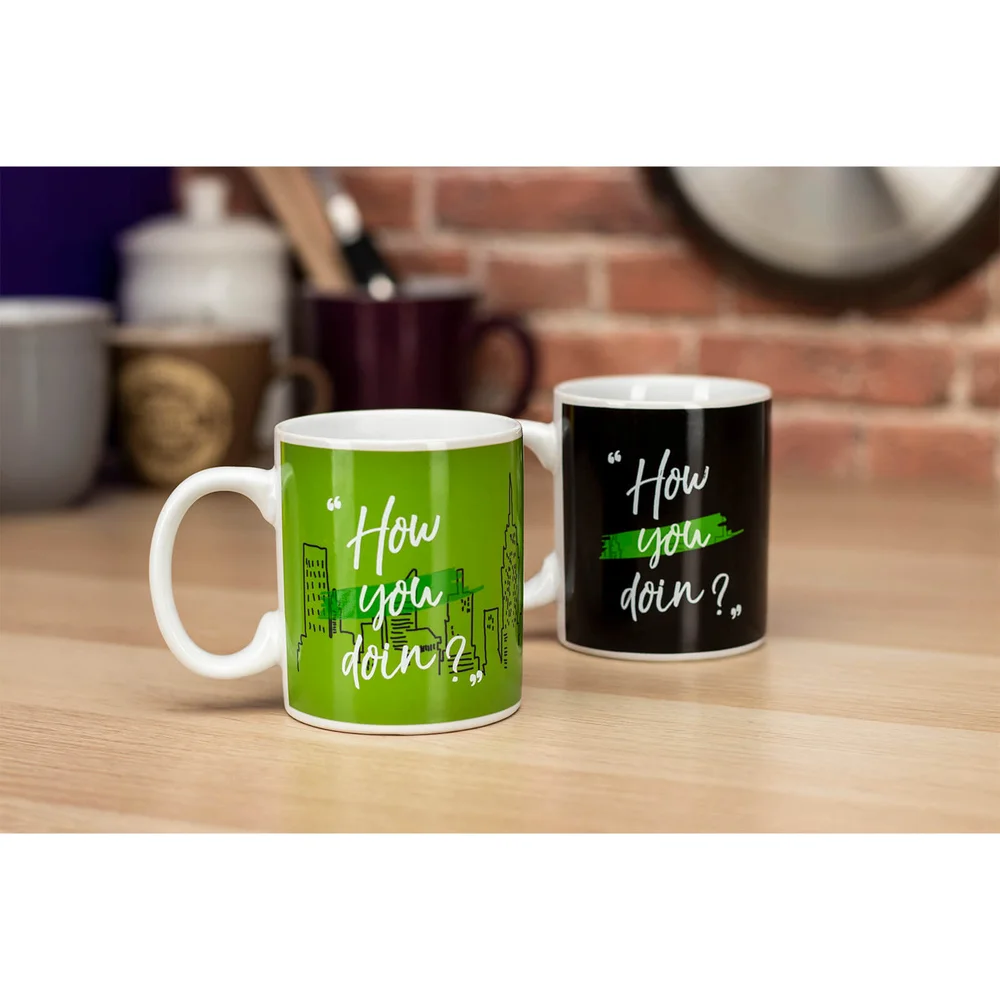 Friends How you Doin'? Heat Change Mug Image 1