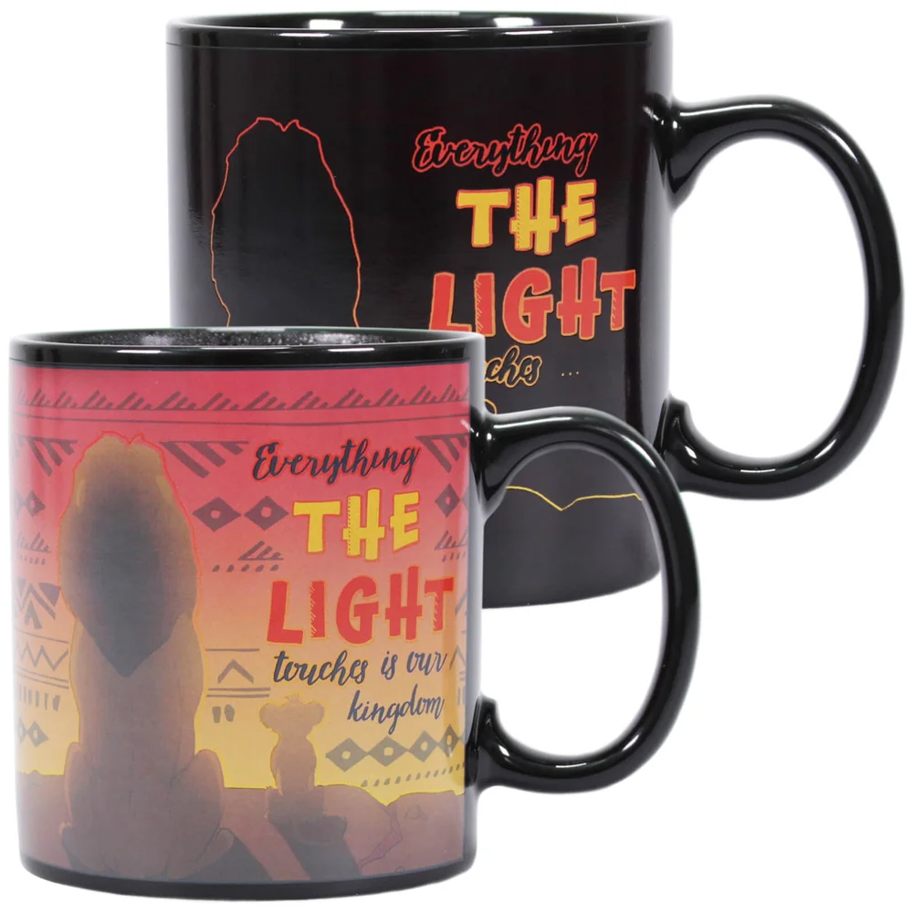 Disney The Lion King Mufasa and Simba Heat Changing Mug Image 1