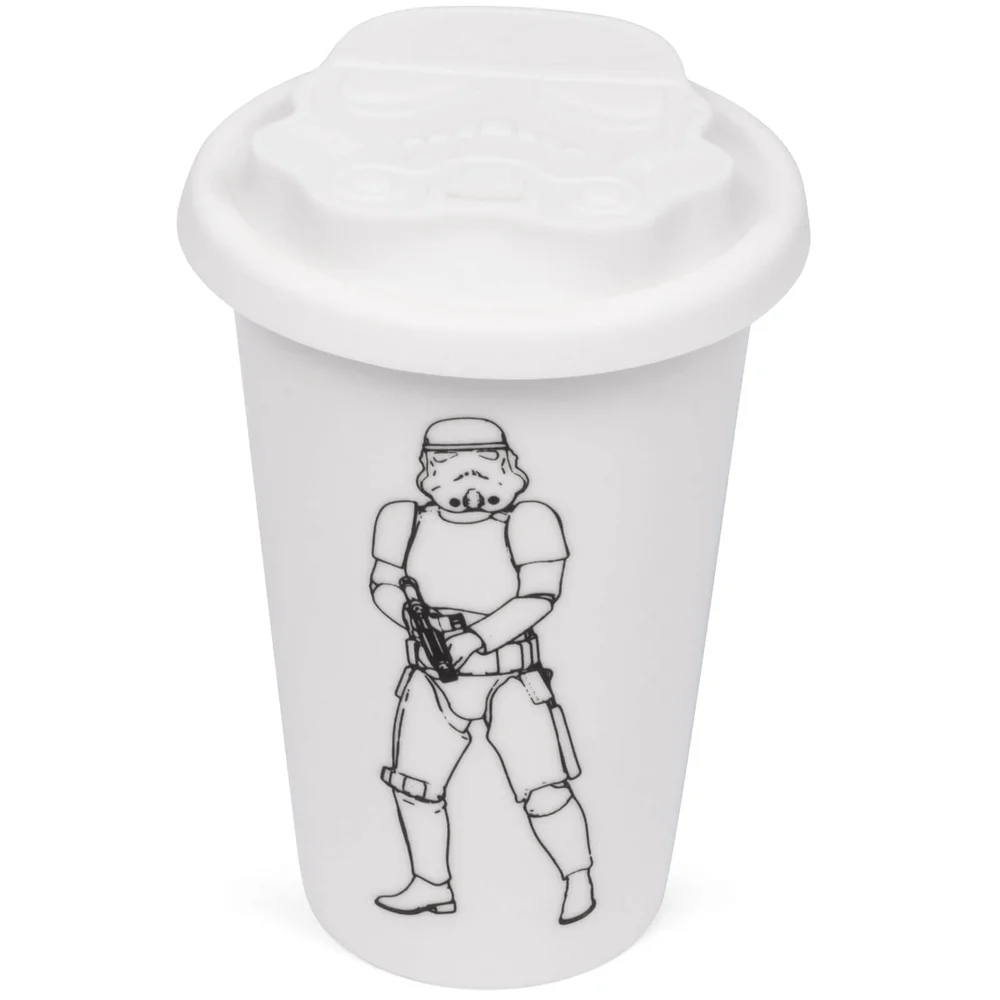 Original Stormtrooper Ceramic Travel Mug - White Image 1
