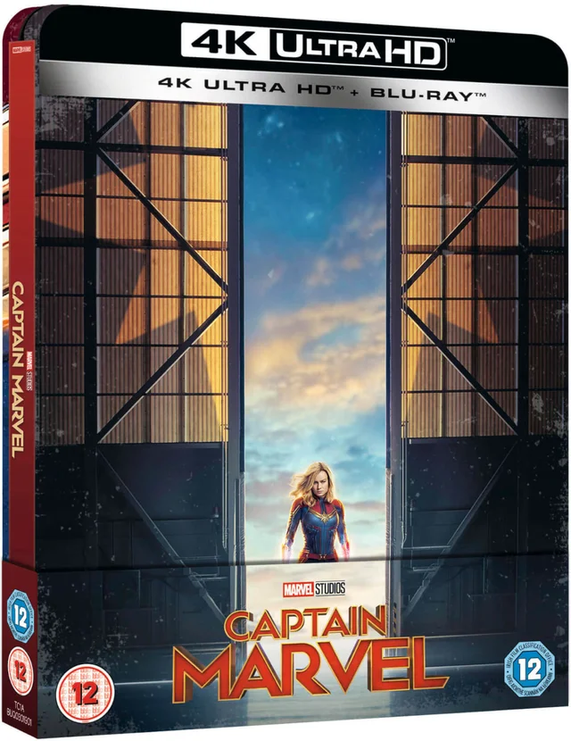 Captain Marvel 4K Ultra HD (Includes 2D Blu-ray) - Zavvi Exclusive Limited Edition SteelBook
