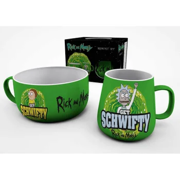 Rick and Morty (Get Schwifty) Breakfast Set