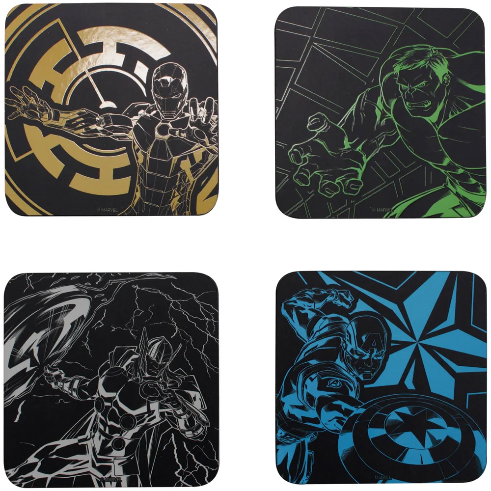 Marvel Avengers Coaster Set Image 1