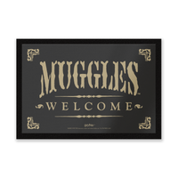 Harry Potter Muggles Welcome Entrance Mat - undefined undefined