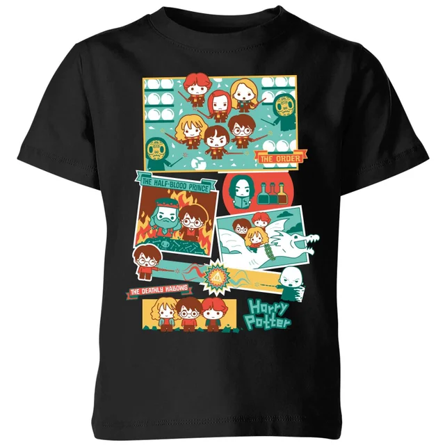 Harry Potter Kids Cute Films Kids' T-Shirt - Black