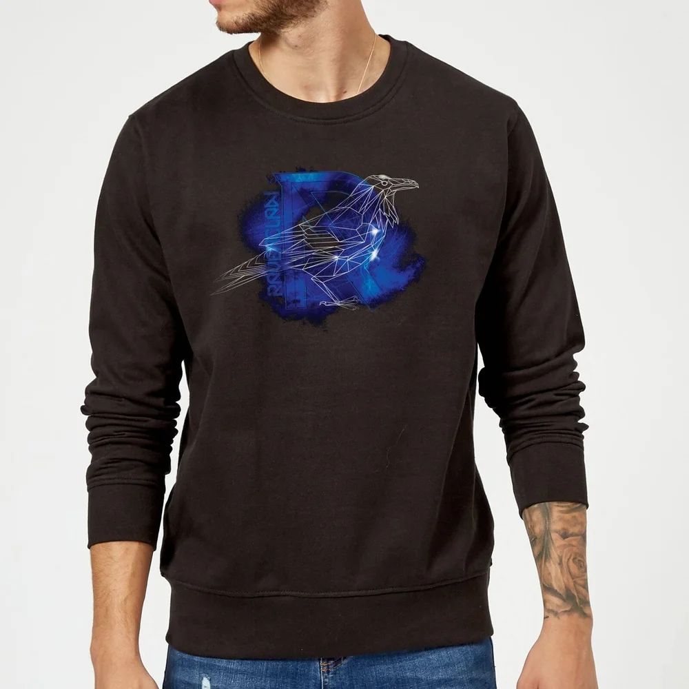 Harry Potter Ravenclaw Geometric Sweatshirt - Black - S Image 1