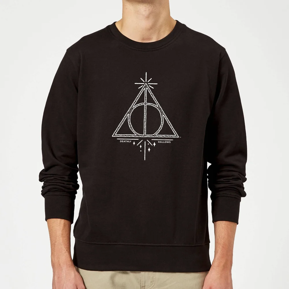 Harry Potter Deathly Hallows Sweatshirt - Black - S Image 1