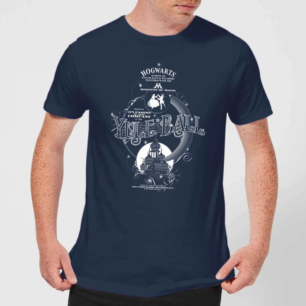 Harry Potter Yule Ball Men's T-Shirt - Navy - S Image 1