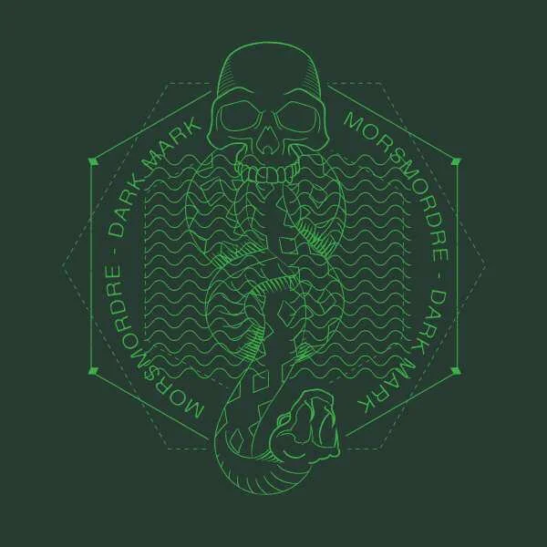 Harry Potter Morsmordre Dark Mark Men's T-Shirt - Forest Green
