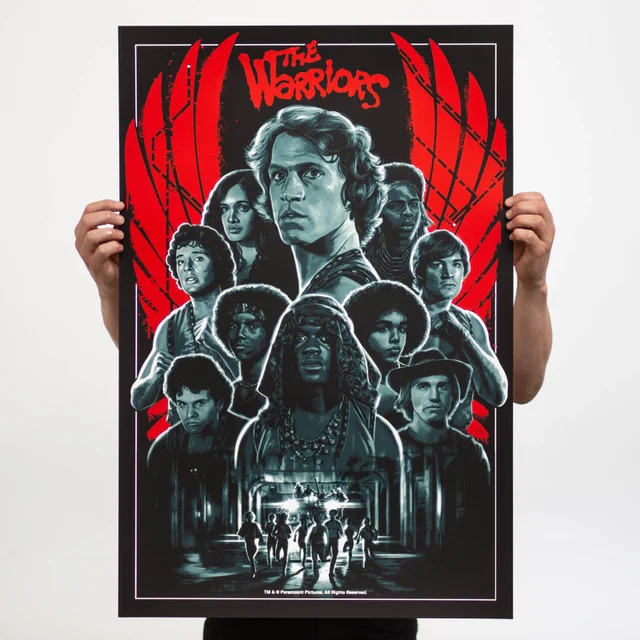 The Warriors '40th Anniversary' Screenprint - Zavvi Exclusive