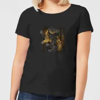 Harry Potter Hufflepuff Geometric Women's T-Shirt - Black - undefined undefined