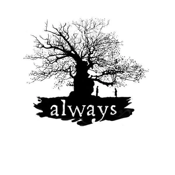Harry Potter Always Tree Women's T-Shirt - White